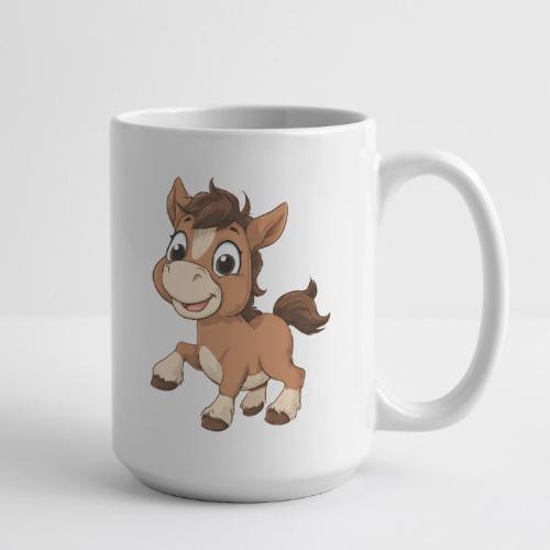Playful Cartoon Baby Pony Full of Joy - Coffee/Tea Mug 15 oz