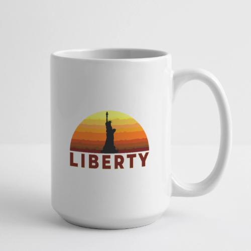 USA: Sunset Liberty Bold - Coffee/Tea Mug 15 oz