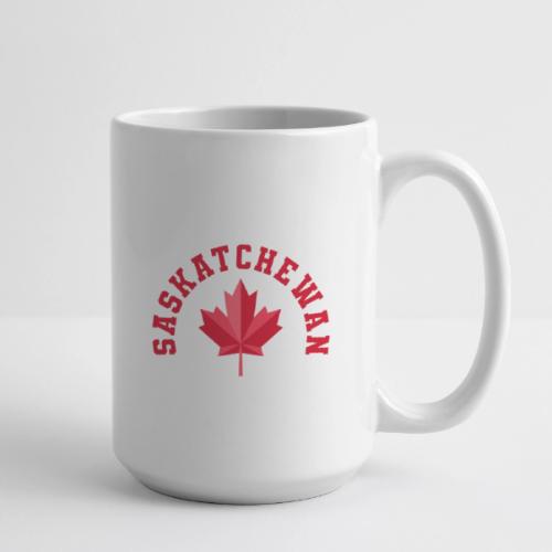 Saskatchewan with maple leaf - Coffee/Tea Mug 15 oz