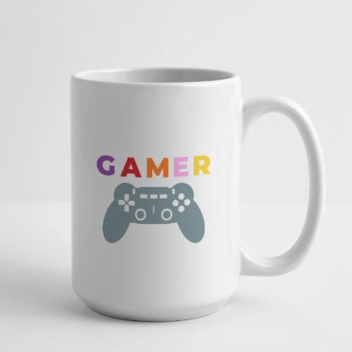 Colorful Gamer Controller Graphic - Coffee/Tea Mug 15 oz