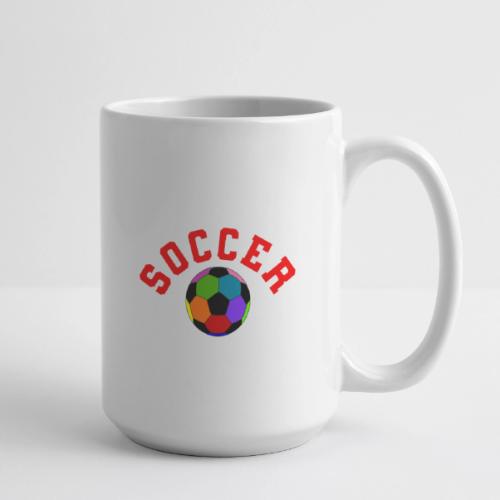 Soccer: Colorful Kick - Coffee/Tea Mug 15 oz