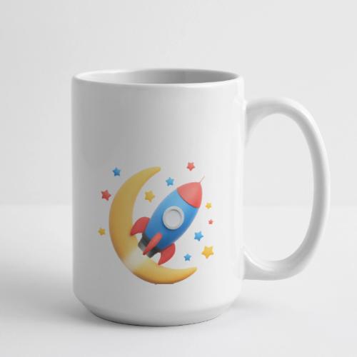 Rocket to the Crescent Moon - Coffee/Tea Mug 15 oz