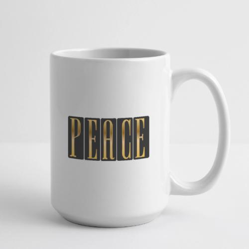 Peace in Gold - Coffee/Tea Mug 15 oz