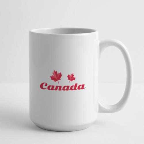 Canada with two maple leaves - Coffee/Tea Mug 15 oz
