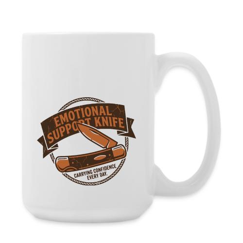 Emotional Support Knife - Funny EDC Pocket Knife - Coffee/Tea Mug 15 oz