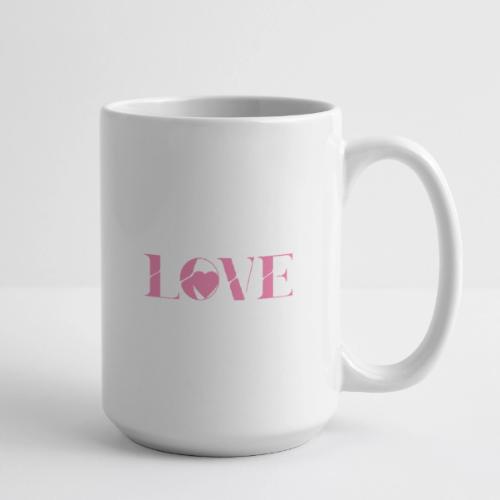 Pink love mug - Coffee/Tea Mug 15 oz