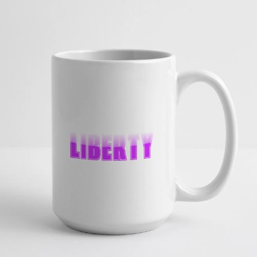 Liberty Typography Graphic Design - Coffee/Tea Mug 15 oz