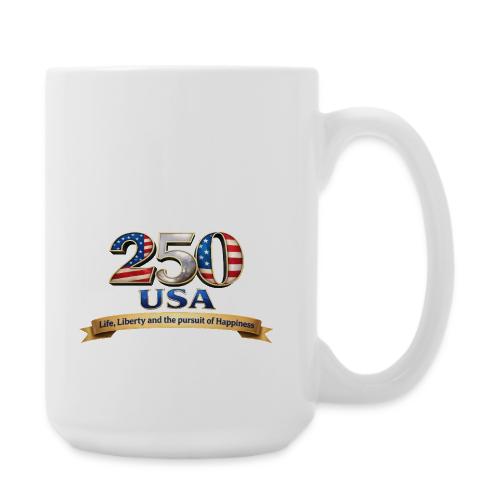 250 USA Liberty Banner - Coffee/Tea Mug 15 oz