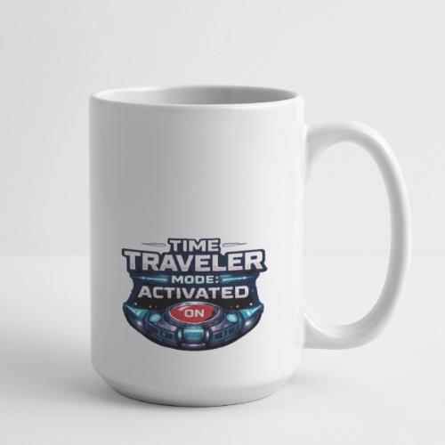 Time Traveler Mode – Futuristic Neon Sci-Fi Tee - Coffee/Tea Mug 15 oz