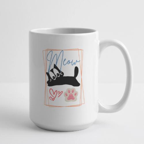 Meow Cat Paw Cute Kitty Lover Design - Coffee/Tea Mug 15 oz