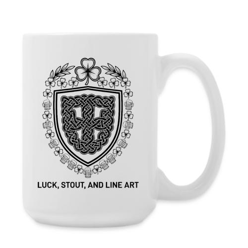 Celtic Knot T-Shirt, Symmetrical Shield - Coffee/Tea Mug 15 oz