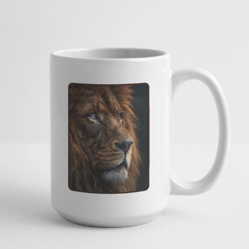 Lion Portrait Majestic Wildlife Design - Coffee/Tea Mug 15 oz
