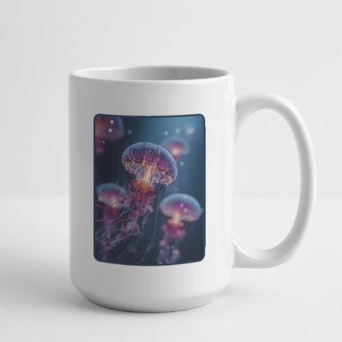 Glowing Jellyfish Deep Sea Design - Coffee/Tea Mug 15 oz