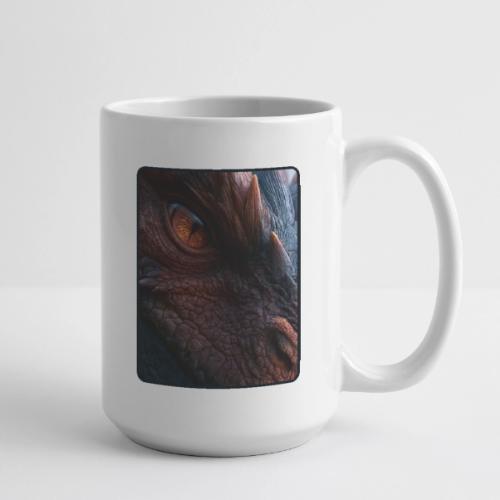 Fierce Ancient Dragon Portrait Design - Coffee/Tea Mug 15 oz