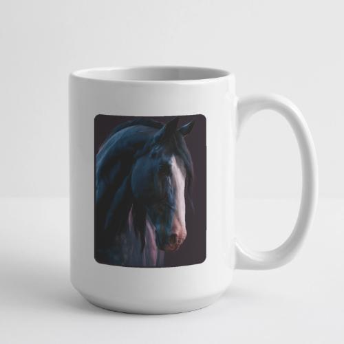 Noble Horse Cinematic Portrait Design - Coffee/Tea Mug 15 oz