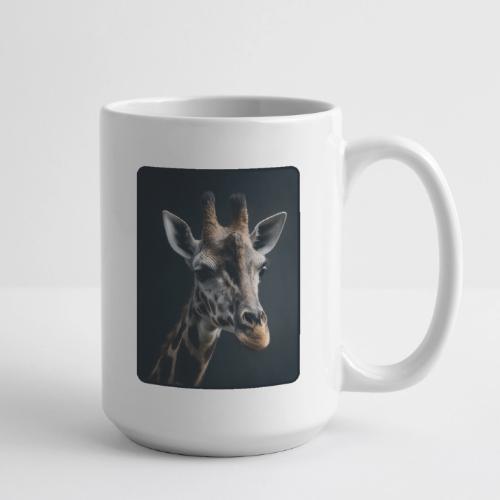 Majestic Giraffe Artistic Portrait Design - Coffee/Tea Mug 15 oz