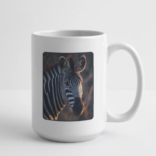 Majestic Zebra Sunset Portrait Design - Coffee/Tea Mug 15 oz
