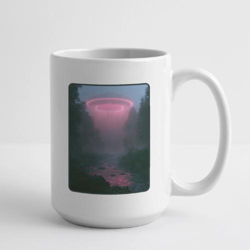 Neon UFO Forest River Design - Coffee/Tea Mug 15 oz