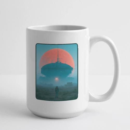 Astronaut Alien Outpost Design - Coffee/Tea Mug 15 oz