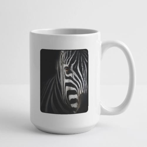 Zebra High Contrast Portrait Design - Coffee/Tea Mug 15 oz