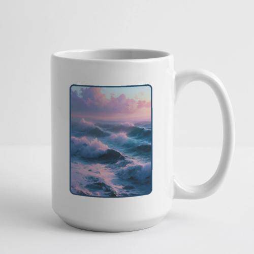 Dreamy Pastel Ocean Sunset Art - Coffee/Tea Mug 15 oz