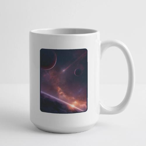 Cosmic Sunset Nebula Space Art - Coffee/Tea Mug 15 oz