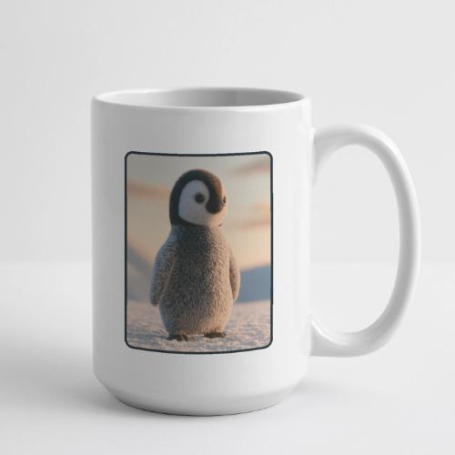 Cute Penguin Chick Sunrise Design - Coffee/Tea Mug 15 oz