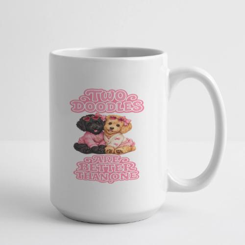 Two Doodles Are Better Than One - Coffee/Tea Mug 15 oz