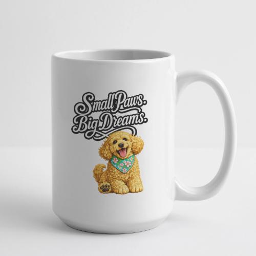 Small Paws Big Dreams Goldendoodle Puppy - Coffee/Tea Mug 15 oz