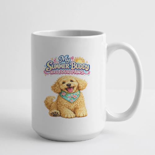 My Summer Buddy Has Four Paws - Coffee/Tea Mug 15 oz