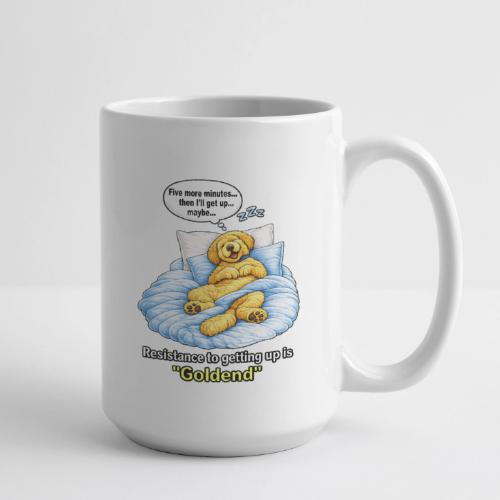 Funny Goldendoodle Sleeping design. - Coffee/Tea Mug 15 oz