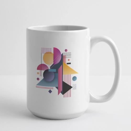 Color Pulse Geometry - Coffee/Tea Mug 15 oz