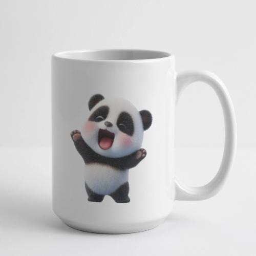 Happy Baby Panda Standing - Coffee/Tea Mug 15 oz