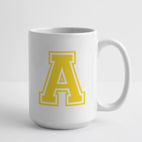 Letter A – Capital Athletic Alphabet Monogram - Coffee/Tea Mug 15 oz