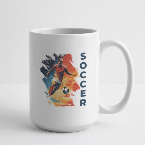 Soccer Action Pulse - Coffee/Tea Mug 15 oz