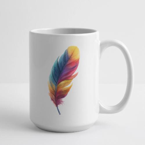 Rainbow Flight Feather - Coffee/Tea Mug 15 oz