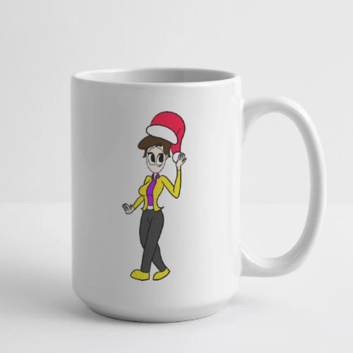 Dersy Wearing a Santa Hat - Coffee/Tea Mug 15 oz