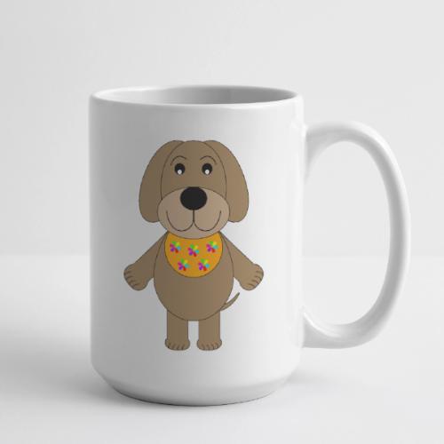 Friendly Baby Pup - Infant Wear and Coffee mugs - Coffee/Tea Mug 15 oz