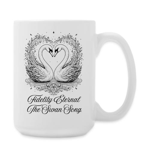 Poetic Swan T-Shirt - Coffee/Tea Mug 15 oz