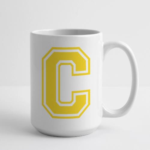Letter C – Capital Athletic Alphabet Monogram - Coffee/Tea Mug 15 oz