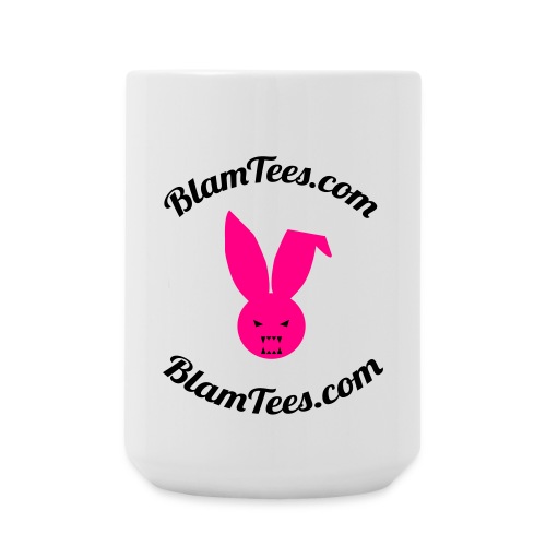 BlamTees Logo 2 Colors Fluffy The Evil Blam Bunn - Coffee/Tea Mug 15 oz