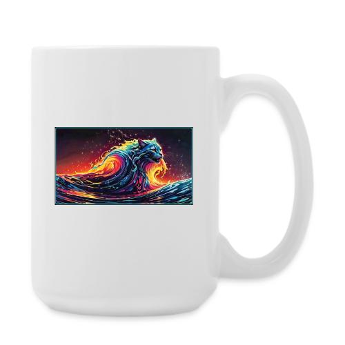Wavecat Firelight Wave - Coffee/Tea Mug 15 oz