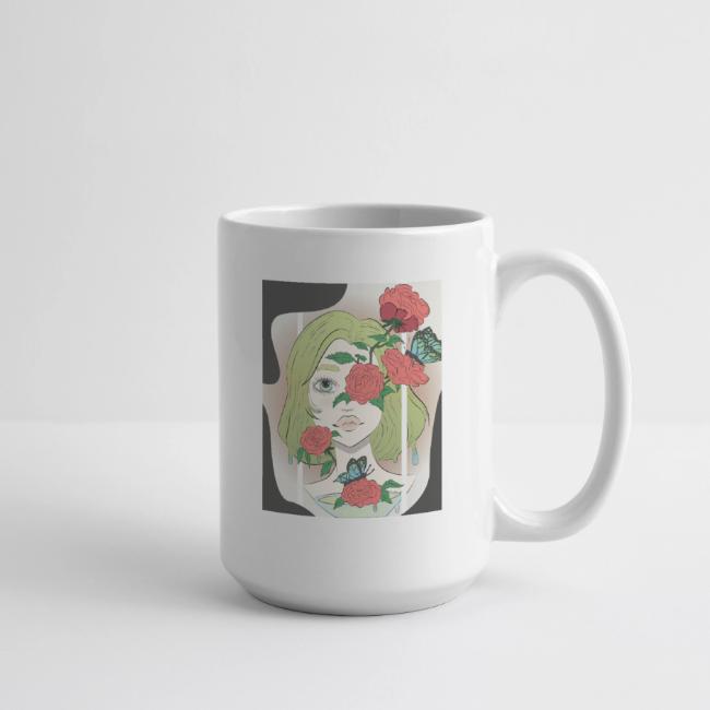 Girl with Rose Vine