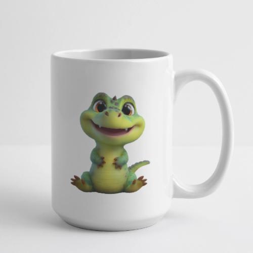 Playful Cartoon Baby Alligator - Coffee/Tea Mug 15 oz