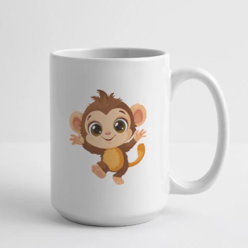 Dancing Baby Monkey Joyful - Coffee/Tea Mug 15 oz