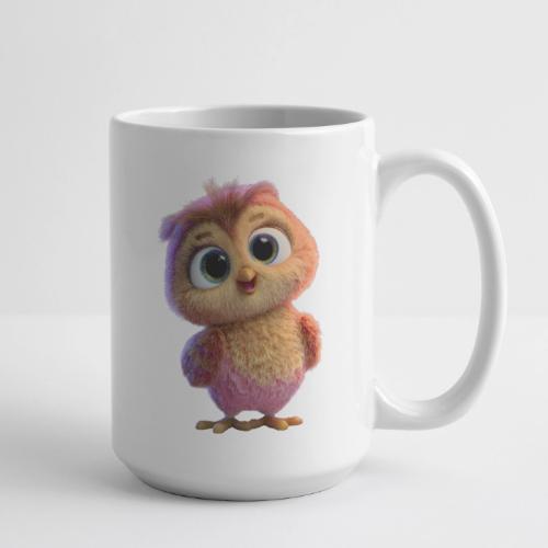 Adorable Baby Owl with Big Eyes - Coffee/Tea Mug 15 oz