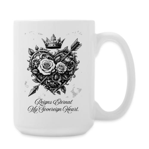 Royal Heart T-Shirt, Mug, & Leggings - Coffee/Tea Mug 15 oz