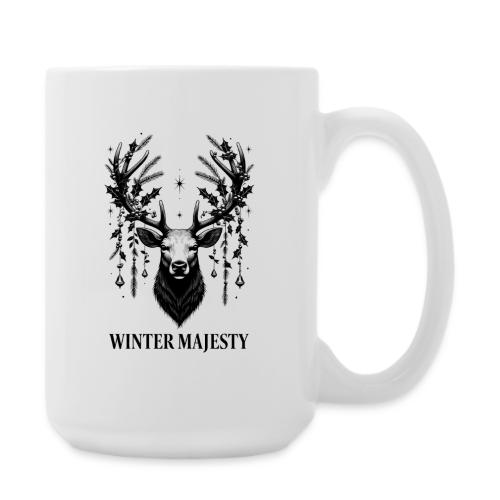 Majestic Reindeer T-Shirt, Poster, & Mug - Coffee/Tea Mug 15 oz