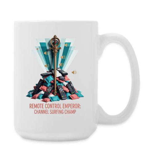 Remote Control Emperor T Shirt - Coffee/Tea Mug 15 oz