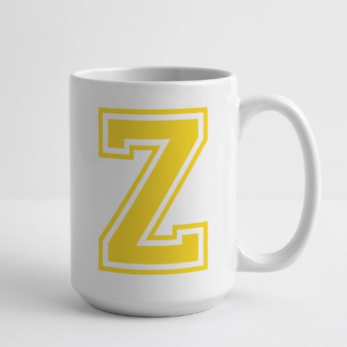 Letter Z – Capital Athletic Alphabet Monogram - Coffee/Tea Mug 15 oz